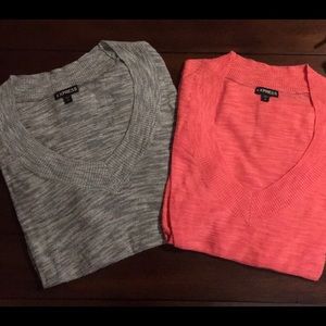 2 lightweight Express sweaters